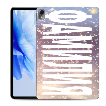 Силиконовый чехол на Huawei MatePad Air с принтом ФАМИЛИЯ