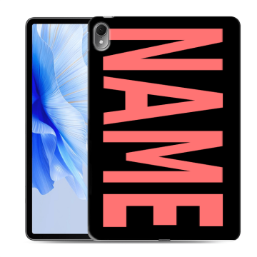 Силиконовый чехол на Huawei MatePad Air с принтом NAME