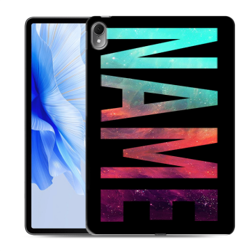 Силиконовый чехол на Huawei MatePad Air с принтом NAME
