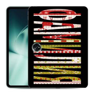 Силиконовый чехол на OnePlus Pad с принтом ФАМИЛИЯ