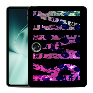 Силиконовый чехол на OnePlus Pad с принтом ИМЯ