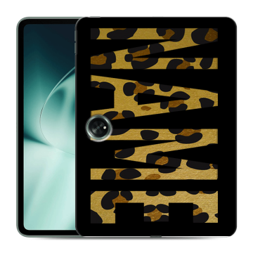 Силиконовый чехол на OnePlus Pad с принтом NAME