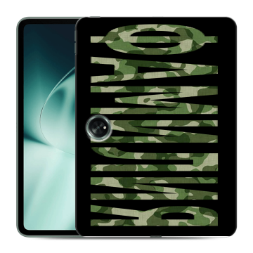 Силиконовый чехол на OnePlus Pad с принтом ФАМИЛИЯ