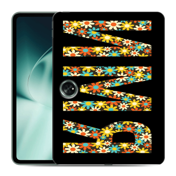 Силиконовый чехол на OnePlus Pad с принтом ИМЯ