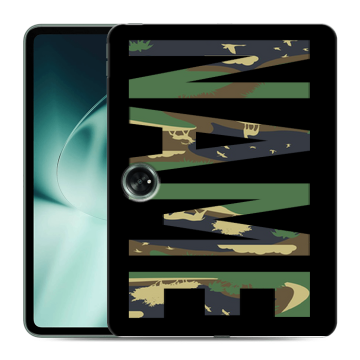 Силиконовый чехол на OnePlus Pad с принтом NAME