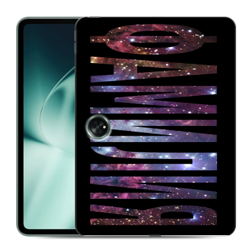 Силиконовый чехол на OnePlus Pad с принтом ФАМИЛИЯ