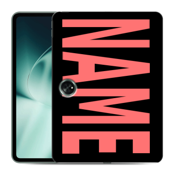 Силиконовый чехол на OnePlus Pad с принтом NAME
