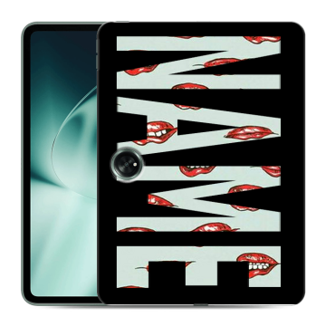 Силиконовый чехол на OnePlus Pad с принтом NAME