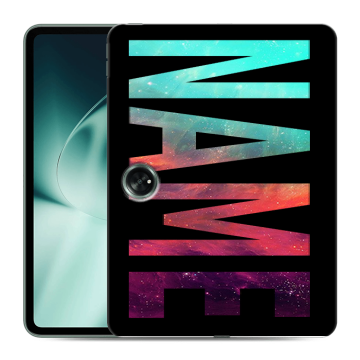 Силиконовый чехол на OnePlus Pad с принтом NAME