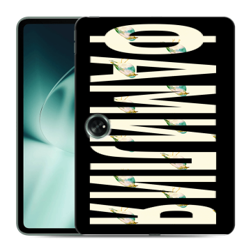 Силиконовый чехол на OnePlus Pad с принтом ФАМИЛИЯ