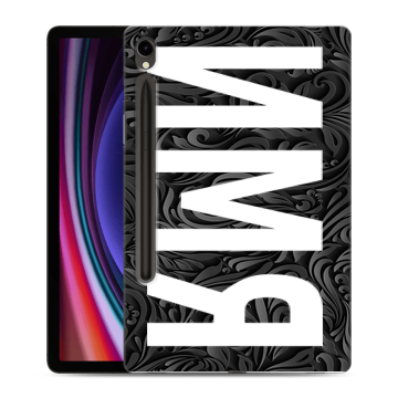 Силиконовый чехол на Samsung Galaxy Tab S9 с принтом ИМЯ