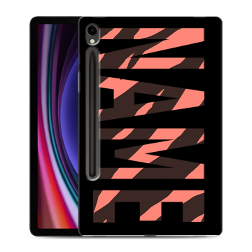 Силиконовый чехол на Samsung Galaxy Tab S9 с принтом NAME