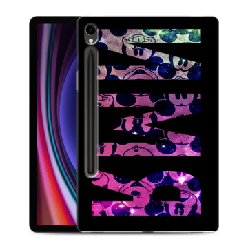 Силиконовый чехол на Samsung Galaxy Tab S9 с принтом ИМЯ