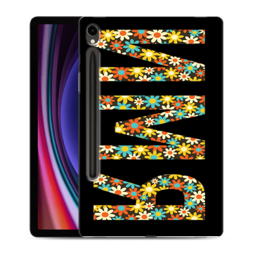 Силиконовый чехол на Samsung Galaxy Tab S9 с принтом ИМЯ