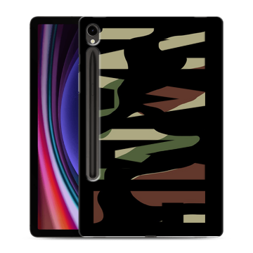 Силиконовый чехол на Samsung Galaxy Tab S9 с принтом NAME