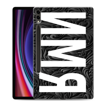 Силиконовый чехол на Samsung Galaxy Tab S9 Plus с принтом ИМЯ