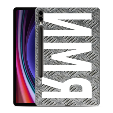 Силиконовый чехол на Samsung Galaxy Tab S9 Plus с принтом ИМЯ