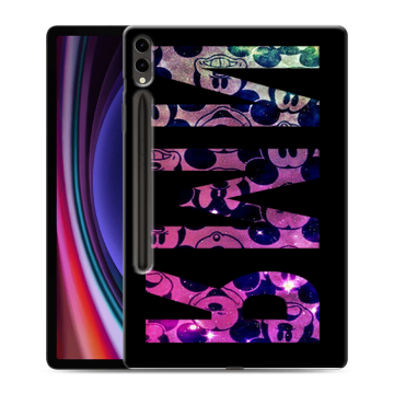 Силиконовый чехол на Samsung Galaxy Tab S9 Plus с принтом ИМЯ