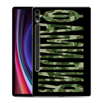 Силиконовый чехол на Samsung Galaxy Tab S9 Plus с принтом ФАМИЛИЯ