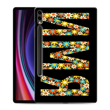 Силиконовый чехол на Samsung Galaxy Tab S9 Plus с принтом ИМЯ