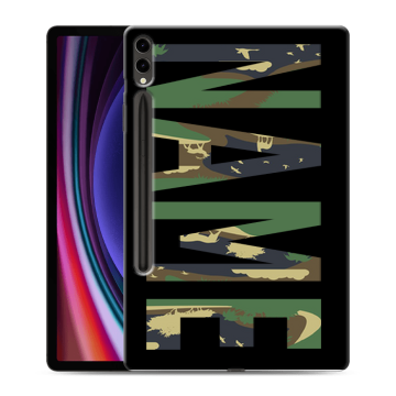 Силиконовый чехол на Samsung Galaxy Tab S9 Plus с принтом NAME