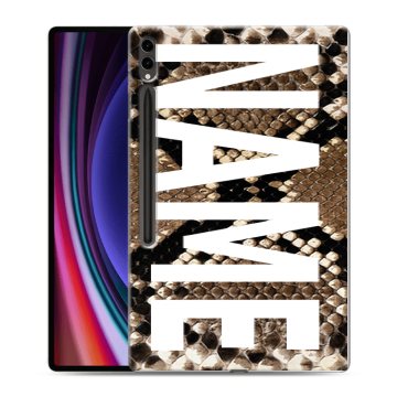 Силиконовый чехол на Samsung Galaxy Tab S9 Ultra с принтом NAME
