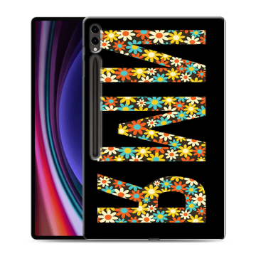 Силиконовый чехол на Samsung Galaxy Tab S9 Ultra с принтом ИМЯ