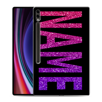 Силиконовый чехол на Samsung Galaxy Tab S9 Ultra с принтом NAME
