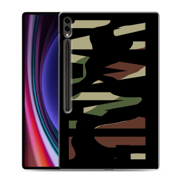 Силиконовый чехол на Samsung Galaxy Tab S9 Ultra с принтом NAME