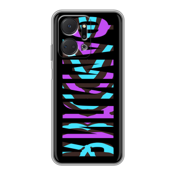 Силиконовый чехол на Huawei Honor X7a Plus с принтом ФАМИЛИЯ