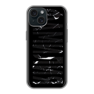 Силиконовый чехол на Iphone 15 с принтом ФАМИЛИЯ