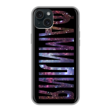 Силиконовый чехол на Iphone 15 Plus с принтом ФАМИЛИЯ