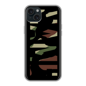 Силиконовый чехол на Iphone 15 Plus с принтом NAME