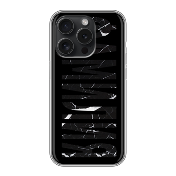 Силиконовый чехол на Iphone 15 Pro с принтом ФАМИЛИЯ