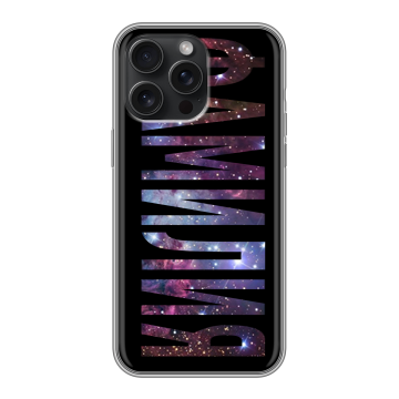 Силиконовый чехол на Iphone 15 Pro Max с принтом ФАМИЛИЯ