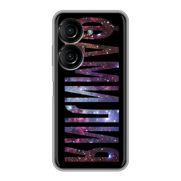 Силиконовый чехол на ASUS ZenFone 10 с принтом ФАМИЛИЯ