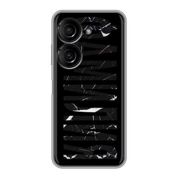 Силиконовый чехол на ASUS ZenFone 10 с принтом ФАМИЛИЯ