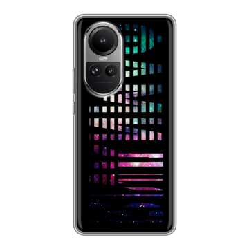 Силиконовый чехол на OPPO Reno 10 Pro с принтом ФАМИЛИЯ