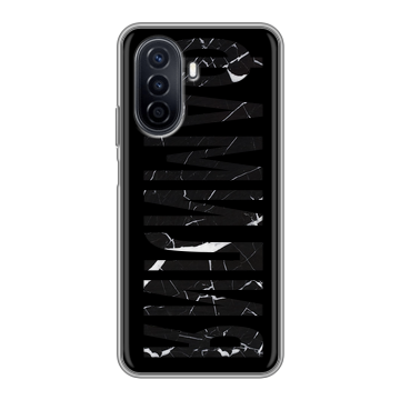 Силиконовый чехол на Huawei Nova Y71 с принтом ФАМИЛИЯ