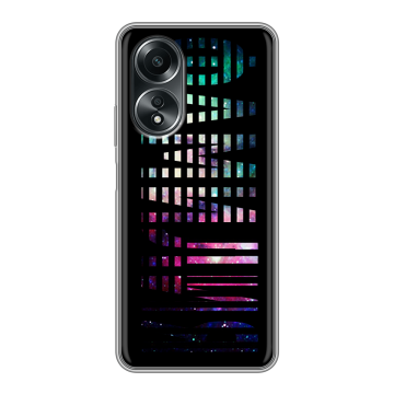 Силиконовый чехол на OPPO A58 4G с принтом ФАМИЛИЯ