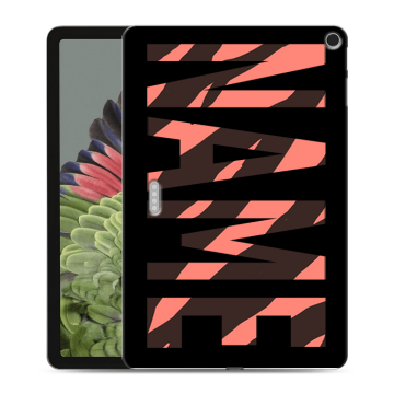 Силиконовый противоударный чехол на Google Pixel Tablet с принтом NAME