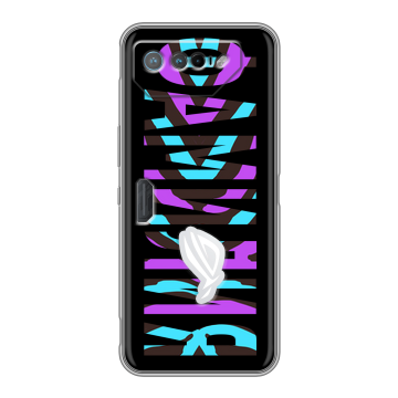 Силиконовый чехол на ASUS ROG Phone 7 с принтом ФАМИЛИЯ