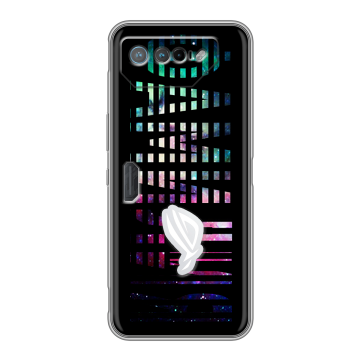 Силиконовый чехол на ASUS ROG Phone 7 с принтом ФАМИЛИЯ