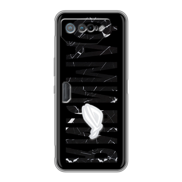 Силиконовый чехол на ASUS ROG Phone 7 с принтом ФАМИЛИЯ