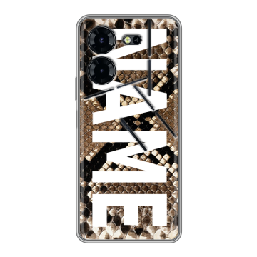 Силиконовый чехол на Tecno Pova 5 Pro с принтом NAME