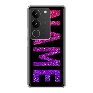 Силиконовый чехол на Vivo V29 с принтом NAME