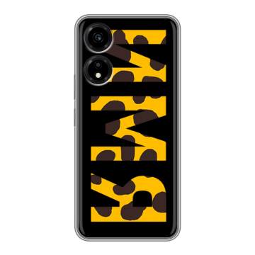 Силиконовый чехол на Huawei Honor X5 Plus с принтом ИМЯ