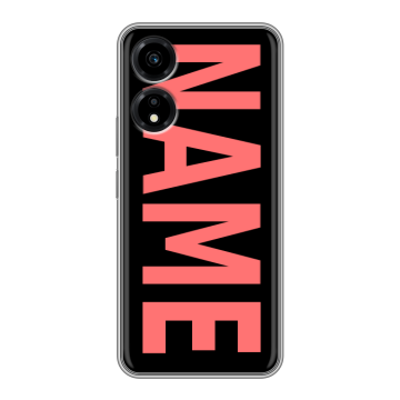 Силиконовый чехол на Huawei Honor X5 Plus с принтом NAME