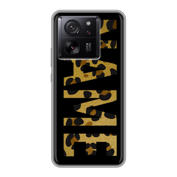 Силиконовый чехол на Xiaomi 13T с принтом NAME