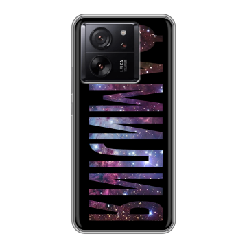 Силиконовый чехол на Xiaomi 13T с принтом ФАМИЛИЯ
